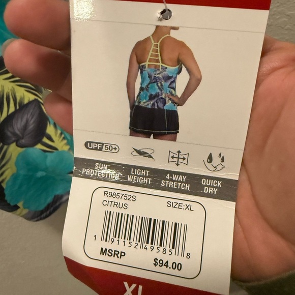 ZeroXposur Women Swimsuit Tankini Top ONLY size XL - Picture 7 of 10
